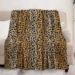 Leopard Print Blanket Gifts for Women, Super Soft Flannel Fleece Cheetah Throw Blanket Gift for Birthday Christmas, Fuzzy Cozy Blankets for Couch Bed Sofa Leopard DecorThanksgiving and back-to-school season holiday gifts for friends and family tiktokshops