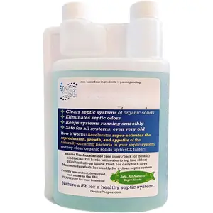 Septic Tank  - -Friendly Septic System Maintenance Liquid - Eliminates Odors - Clears  Solids in Tanks & Drain Fields - Safe for All Septic Systems
