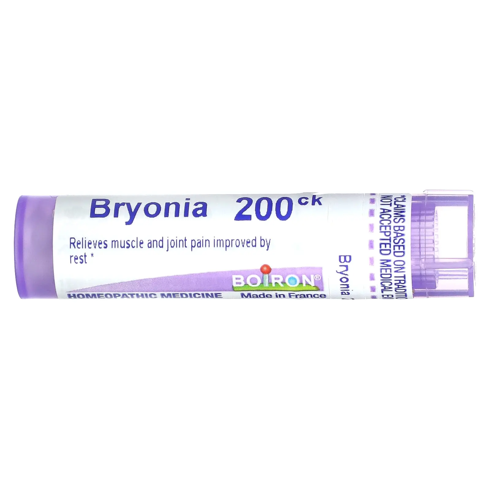Boiron Bryonia, 200CK, Muscle & Joint Pain Relief, Approx 80 Pellets | HSA/FSA Eligible