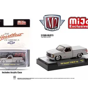 M2 Machines 1:64 1991 Chevrolet C1500 Ss 454 Pickup Truck Limited Edition – Silver – Mijo Exclusives
