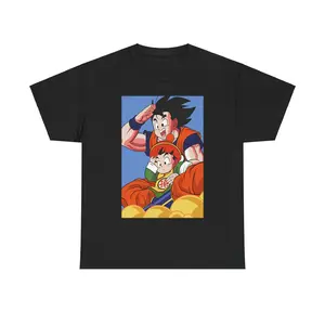 Goku T-shirt, anime t-shirt, graphic tees, trendy, for fan of anime Menswear Top
