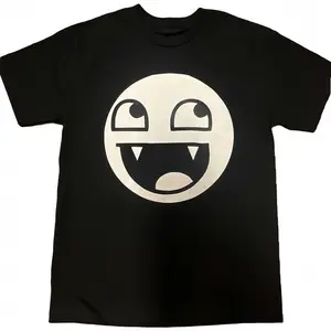 Epic Face Vampire T Shirt Y2K Goth Emo Scene Tapout Affliction  Relaxed Soft