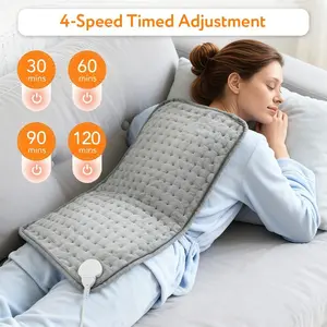 Winter Electric Pad for the Waist Electric Blanket, Bed Relieves Back and Cramps Auto-Shutoff Timer 6 Temperature Settings Fatigue-Relieving Pad Gift for Seniors Size: 12 inches × 24 inches
