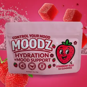 Strawberry Bliss Gummies - MOODZ Hydration & Mood Support