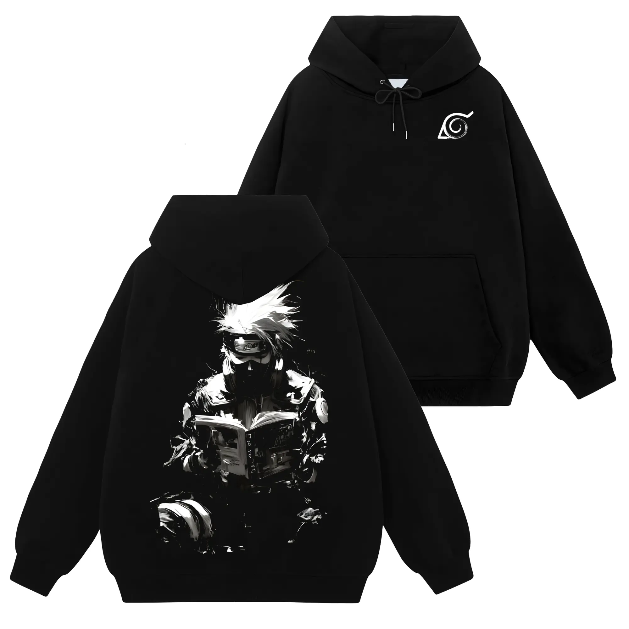 [Shinobi Shop] Limited Kakashi Hatake - Naruto Shippuden #40 Hoodie T-Shirt Sweatshirt, Retro Vintage Unisex Graphic 90s Cotton, Gift For Wibu, Anime Manga Y2K Streetwear