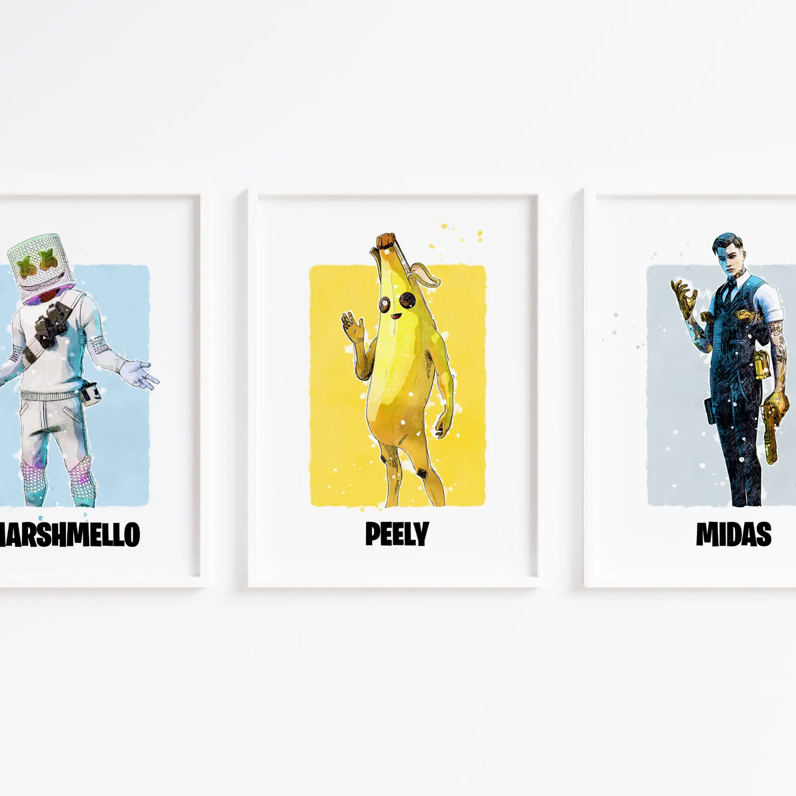 Fortnite Character Art Posters,Prints, Gaming, Bedroom, Wall Art, Gift 45740 288