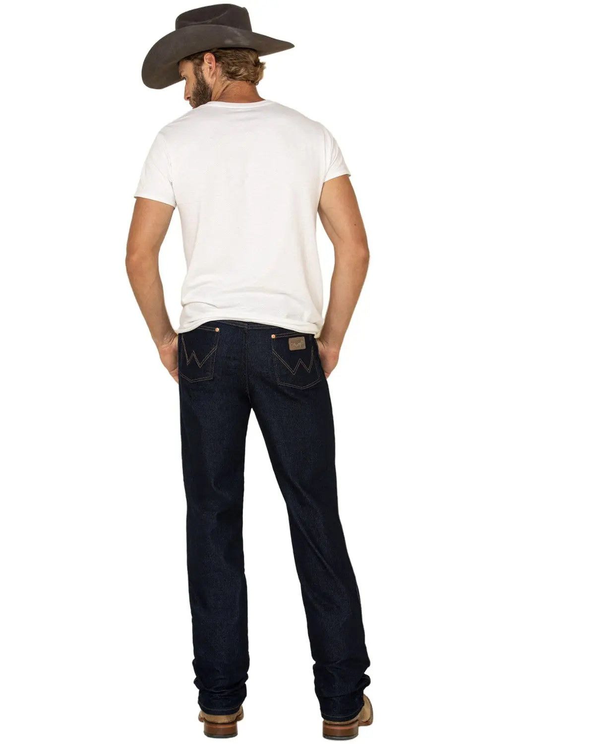 Wrangler Men's Men'S Active Flex Prewashed Slim Cowboy Cut Denim Jeans - 10936Afpw