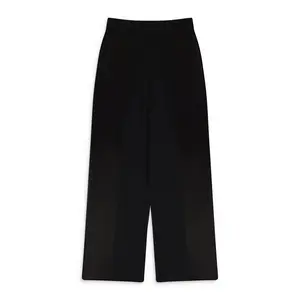 BLACK CIGARETTE STRAIGHT-FIT PANT