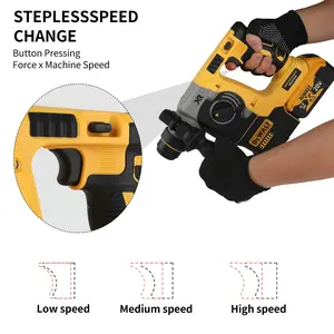 DEWALT DCH273 20V Cordless Rotary Hammer | 2.1J Impact | SDS-Plus Brushless Concrete Drill Portable High Output Machine