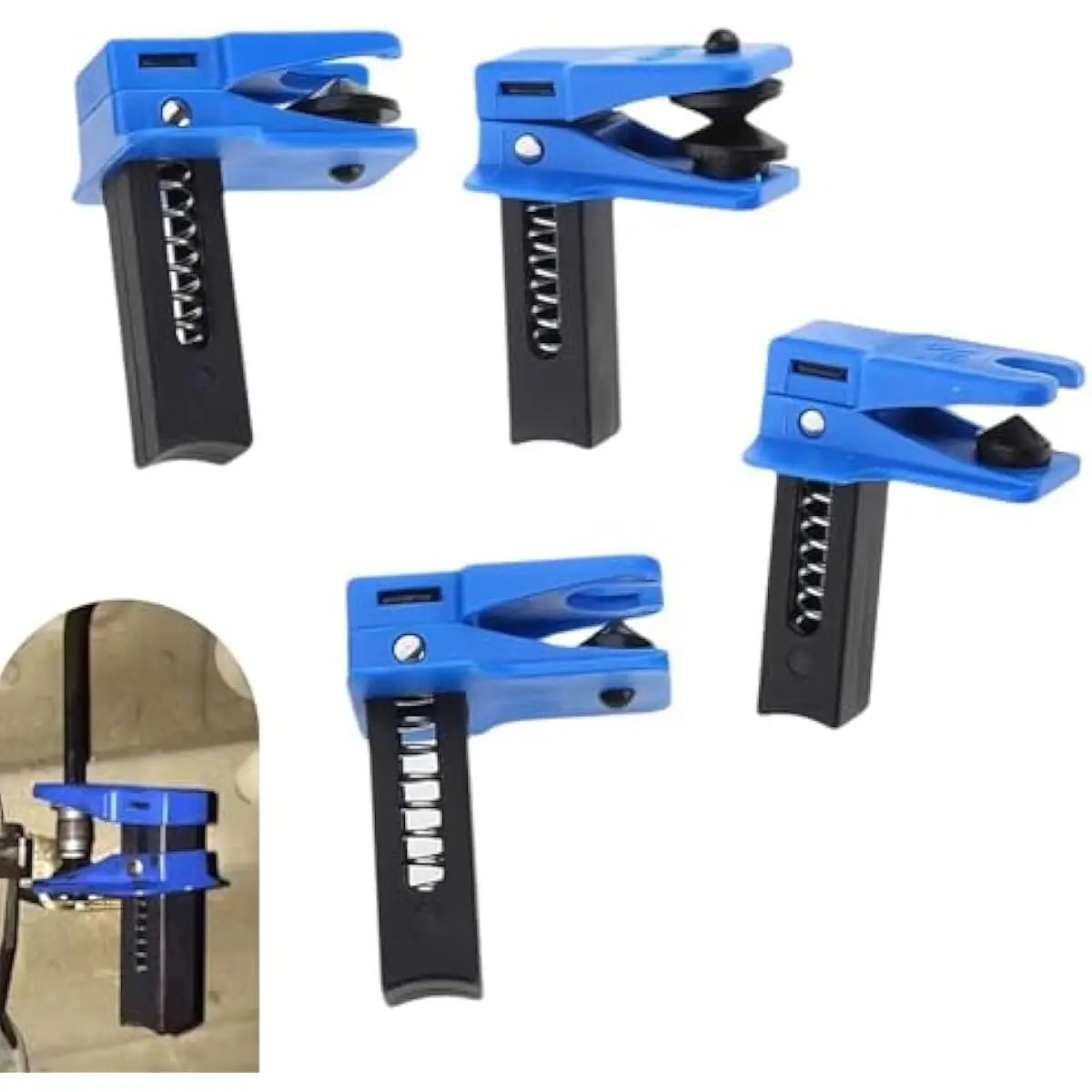 Brake Line Clamp Set (4PCS) – Leak-Proof Fluid Stop Tool, Universal Clamps for Brake & Fuel Lines