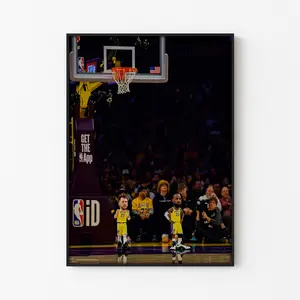 Lebron vs Luka Mini Poster (PRODUCT DOES NOT INCLUDE FRAME)