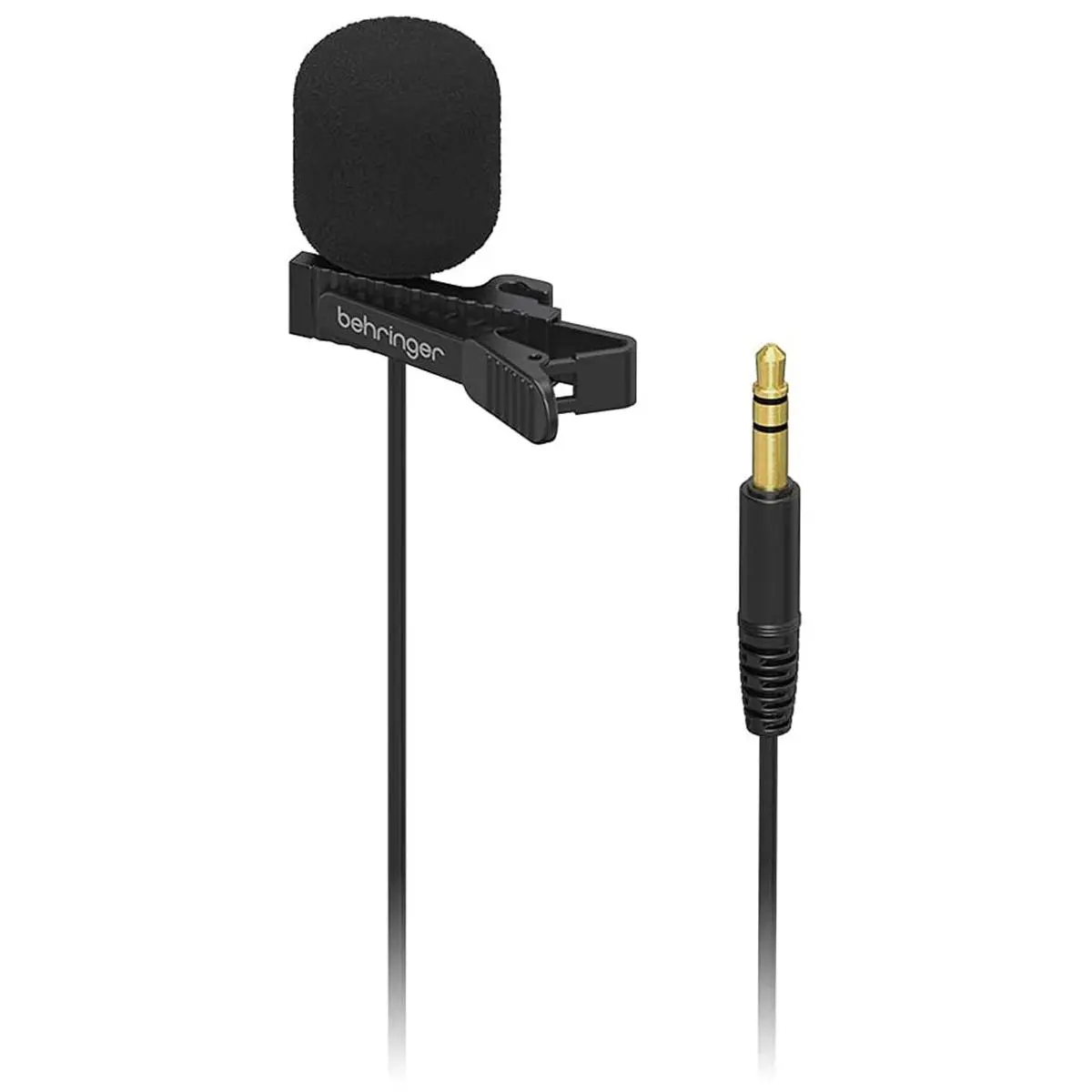 Behringer BC LAV GO Professional Unidirectional Condenser Lavalier Microphone - Cabled 3.5mm Audio Device for Smartphone Recording, Compact, Handy