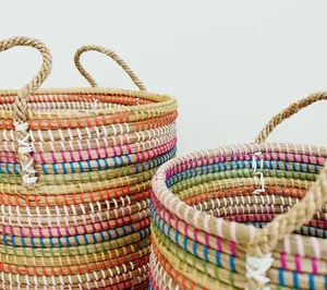 Ode to Color by Lori Weitzner S/2 Baskets Small & Medium