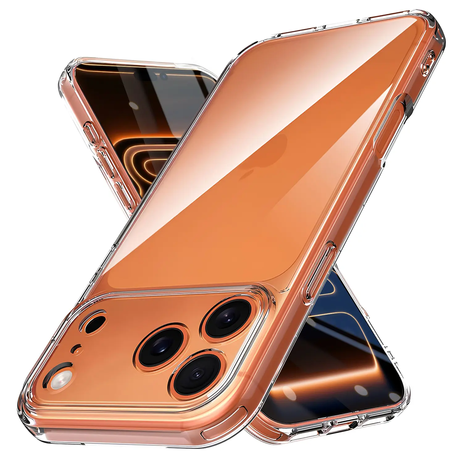 Clear Case For iPhone 17 Air 17 Pro Max 16 15 14 Plus 13 12 11 XS XR SE, [Crystal Clear] [Non-Yellowing] Slim Soft TPU Case Shockproof Anti-Scratch Protective Cover#MothersDayGift #GiftsForHer, Accessories, Transparent, Casing, Protection#SummerVibes summ