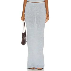 ASTA RESORT Carolina Skirt in Sky Blue Sequin