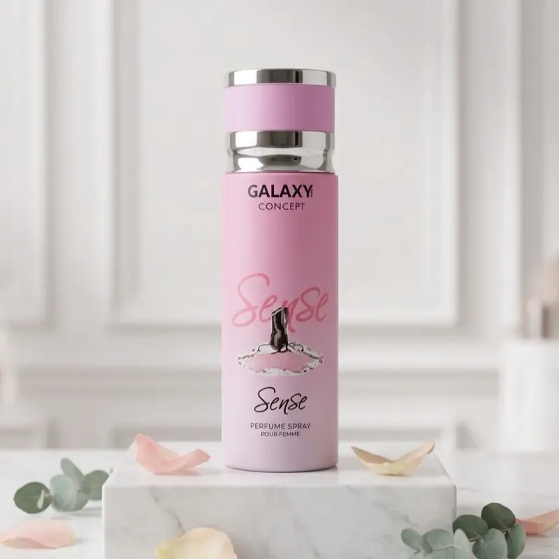 Unisex Galaxy Liquid Body Spray - 200ml, Long-Lasting Fresh Scent with Citrus, Musk, Fruity, Floral-Sweet Notes, for Daily Casual Use