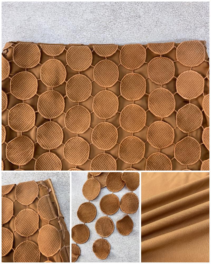 ChicMe Women's Hollow-out Boho Tassel Slim Fit Bodycon Wedding Guest Long Wedding Skirt