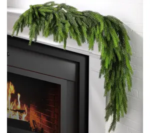 72" Real Touch Forest Norkolf Pine Garland by Valerie