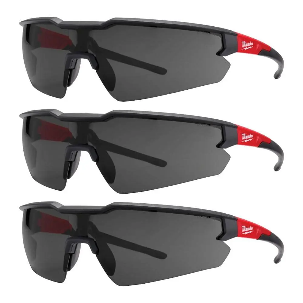 Tinted Safety Glasses Anti-Scratch Lenses (3-Pack)