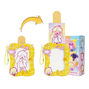 Alien Stage Rabbit Series Blind Box Ice Pop Acrylic Keychain, Official ALNST Bag Charm with Pull-Out Design Merch