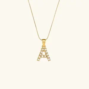 Nova Icy Initial Necklace