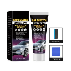 Car Scratch Remover Kit - Professional Fine Scratch Repair & Paint Polishing Wax, Restores Showroom Shine & Smooth Finish, Universal Color Safe