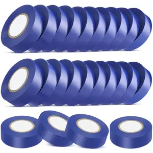 20 Rolls Electrical Tape, 3/4 Inch Waterproof Vinyl Insulating Tape, Flame Retardant High Temperature Resistant, Indoor Outdoor Wire Cable Protective Accessory, Royal Blue, 66 ft Per Roll fathersdaygift