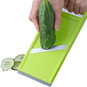 Food Chopper, Potato Slicer for Chips Mandoline Vegetable Cutter French Fry Cutter Kitchen Stainless