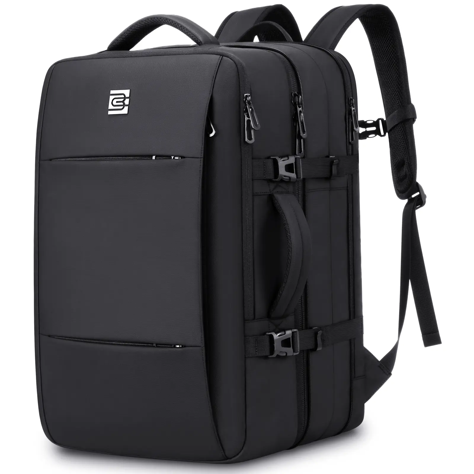 Bruno Cavalli 40L Expandable Travel Backpack, Waterproof Polyester Carry On with 17" Laptop Compartment, Anti-Theft and Adjustable for Hiking, Waterproof Backpack, Adjustable Backpack tiktokshopbacktoschool,back to school,back to school haul