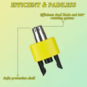 1 Mix Set/2pcs/1pc Nose Hair Trimmer Replacement Blades/ Adjustable Guide Combs, Compatible For Philips One Blades QP2520 QP2630 QP2620 QP2724 QP2830 360 Rotary System, Painless Precision Shaver