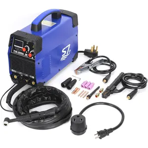 TIG Welder 200 Amp, HF Start TIG/ARC Stick Welder, 110V/220V Dual  DC Inverter Welding Machine with Pulse TIG, LED Display, Portable Welder for Stainless Steel, Mild Steel, DIY & Repair