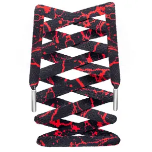 Flat Sublimated Lightning Shoelaces