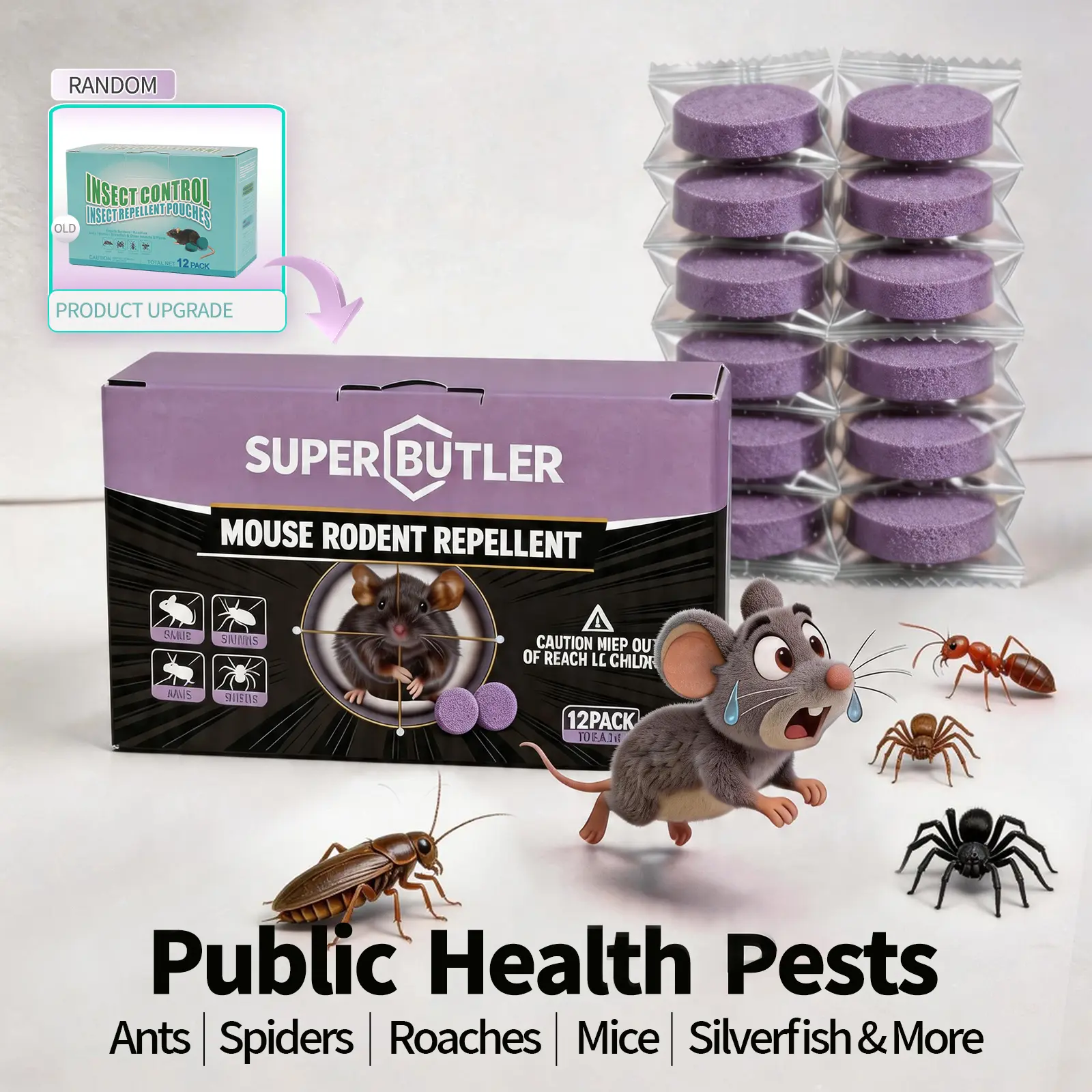12-Pack Rodent Repellent Balls for Home Kitchen Effective Pest Control Solution-BD 12-Pack Rodent Repellent Balls for Home Kitchen Effective Pest Control Solution-BD