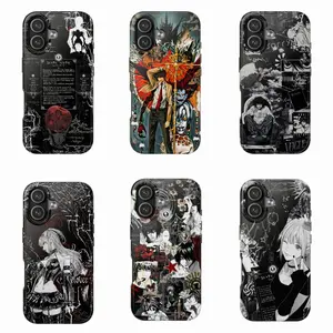 Death Note Phone Case, Light, Misa Merch, Fit For iPhone 16 15 14 13 12 11 Mini Pro Max X XR XSMax 7 8 Plus, Samsung Galaxy S25 S24 S23 S22 Ultra Plus