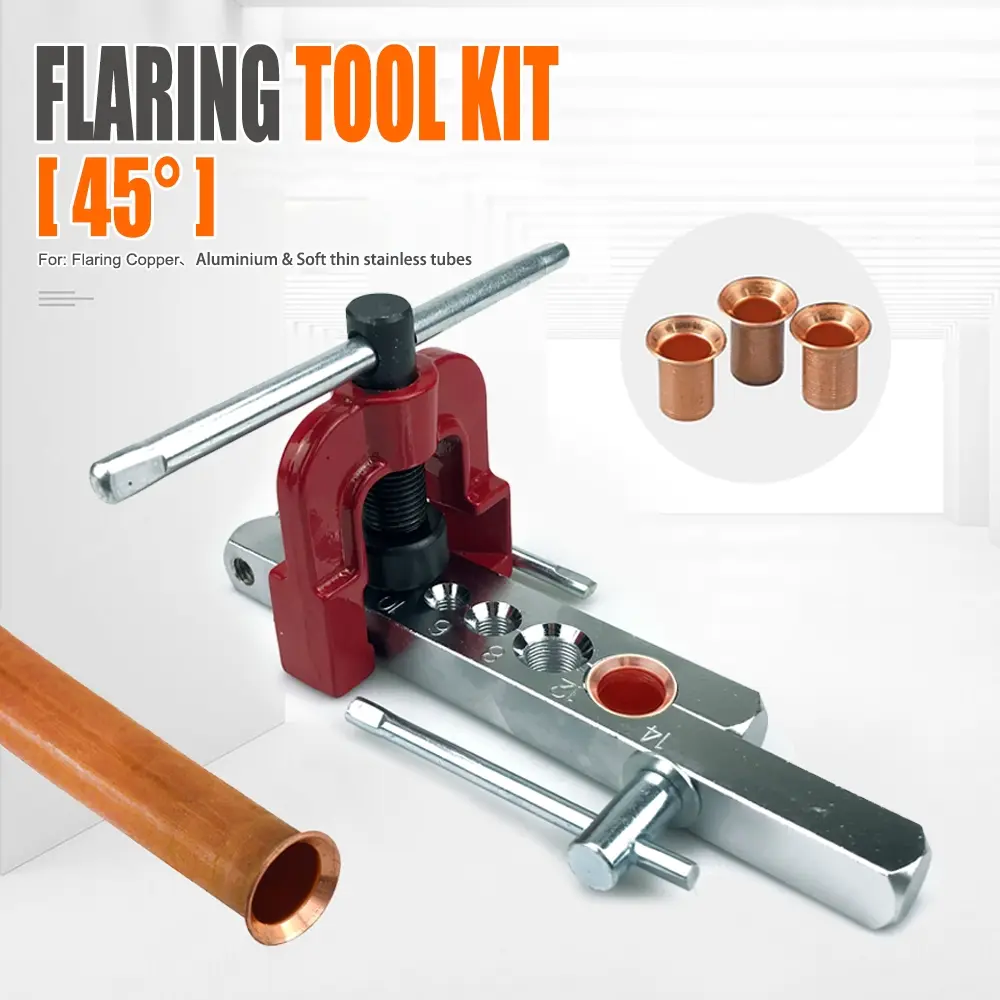 2-Piece Easy Tube Expander Set Ct-2010, Copper Pipe Expanding Tool Kit, Board Rod Design, Ideal for DIY Projects & Repairs, Hand Tools, Hardware