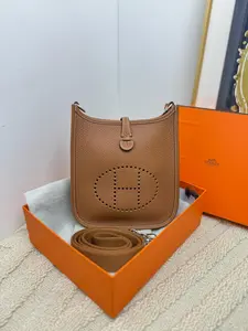 Pre-owned Hermes Leather Messenger Bags Preloved Hermès evelyn mini tc W Stamp 2025year FullSet 111247