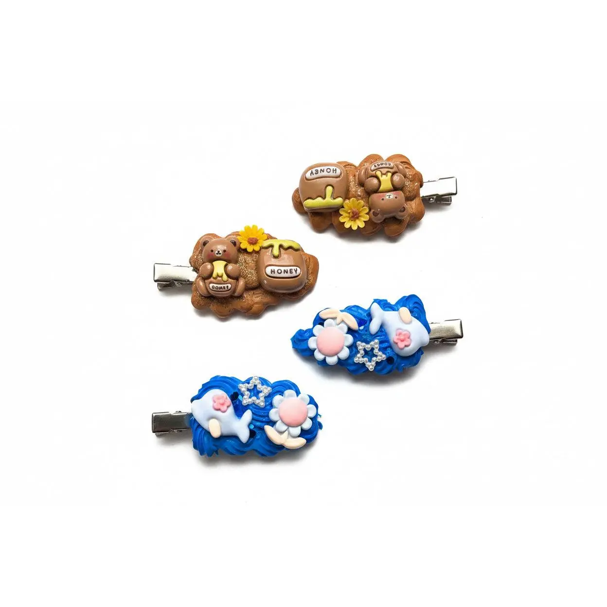 Custom Decoden Hair Clip - Handmade Decorative Accessory for Women