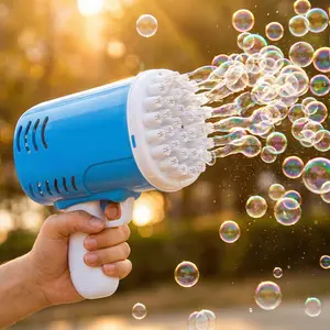 32-Hole Bubble Gun - Automatic Bubble Blaster for Kids, Rich Bubbles, Easy to Use, Perfect for Backyard Play, Birthday Party & Summer Outdoor Fun