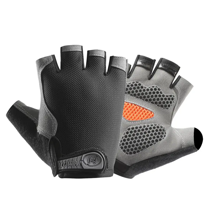 Men’s & Women’s Half-Finger Gym Gloves - Breathable Polyester, Anti-Slip Grip, Shockproof Design for Golf, Cycling, XL Size DIY Bag Accessories, Running, Hiking, Fitness, Exercise, Fishing, Sweatproof, Outdoor Sports, Multi-Size, Unisex