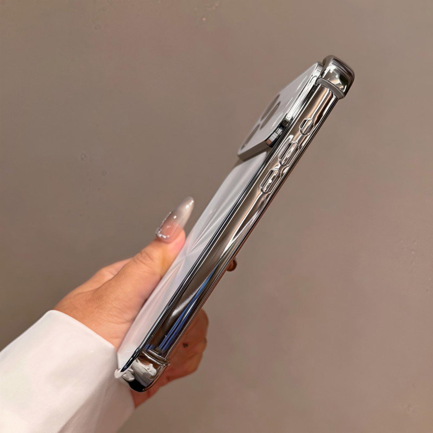 Quad-corner Drop-proof CD-texture Case for iPhone 17 16 15 14 13 Pro Max