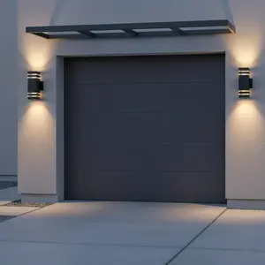 Modern Outdoor Wall Light, E27 Socket, Suitable for Porch, Hallway, Balcony, Garage, Home Exterior Lighting, No Bulb Included