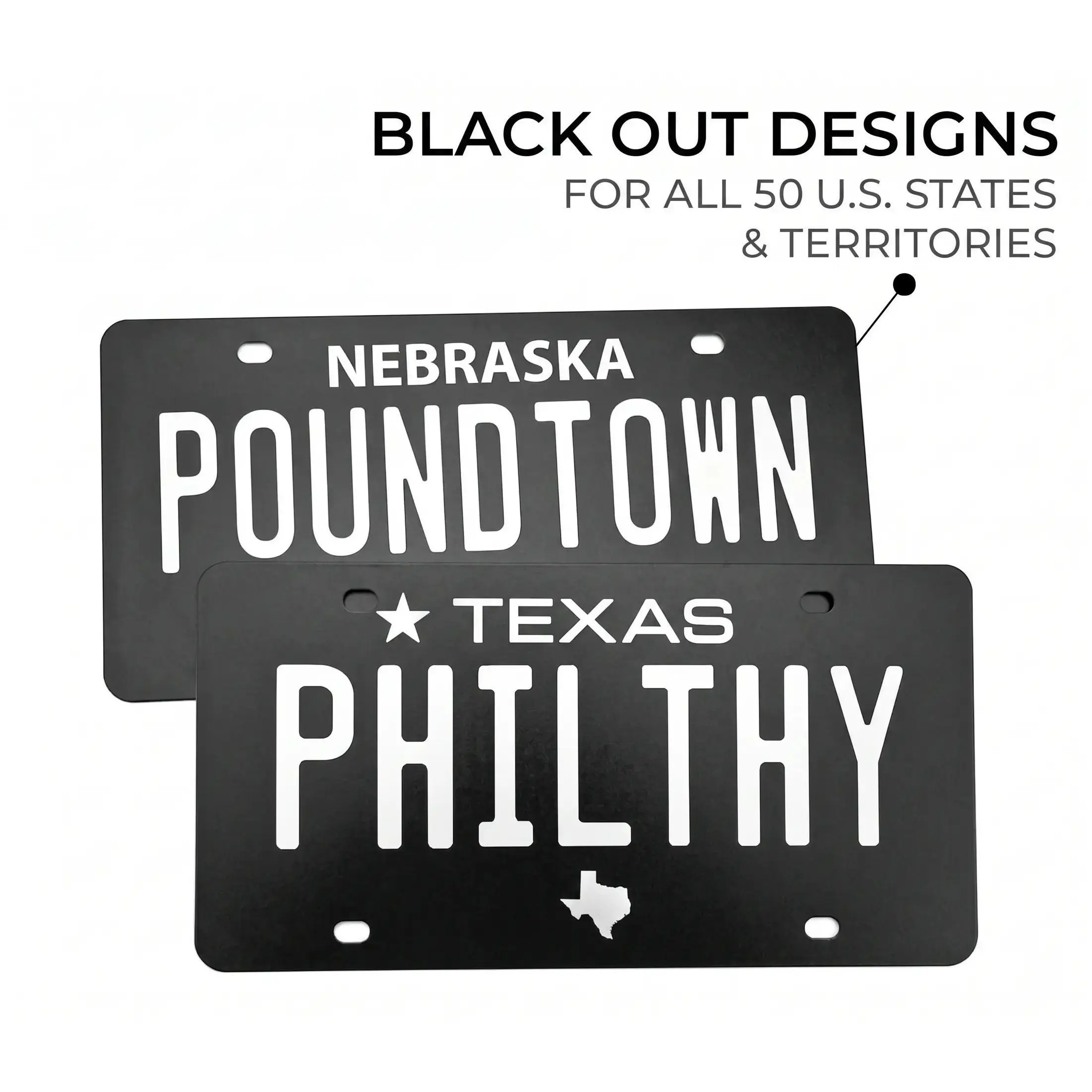 Customizable State-Themed Metal Plate - Warning Funny Private Solicit Decorative Personalized U.S. License Plate, Car Accessories, Vehicle Accessory for Home Decor Plaques & Signs