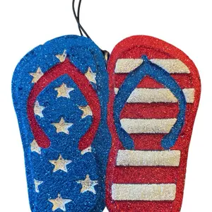 Freshie Flag Flip Flops (Pick Scent)