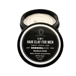 3-IN-1 Hair Clay for Men for Texture, Volume & Natural Control Matte