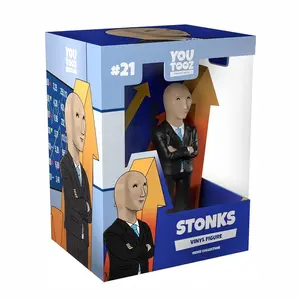 Youtooz Stonks Vinyl Figure 3.5in, Collectible Meme figure