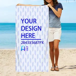 Soft, breathable, and customizable beach towel (vertical style) | Personalized photos, unisex beach towel (vertical style), machine washable, a unique gift for anniversaries and Valentine's Day.