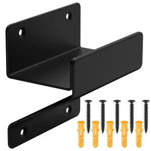 Ladder Hanger Steel Wall Mount Wheelbarrow Hanger for Garage Wall Heavy Duty Wall Mount for Ladder Folding Chair Stroller Storage Black Adjustable Strap Hook Adjustable Hangable Organiser