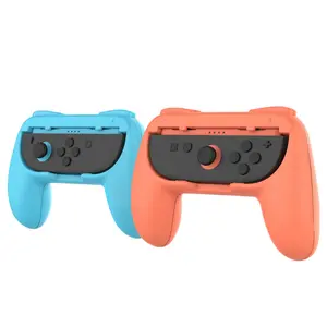 Switch 2 Joy-Con Grips – Ergonomic Blue & Orange Switch 2 Controller Grip Accessories, Lightweight Joycon 2 Grips for Nintendo Switch 2-2 Pack (Orange & Blue)