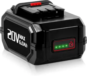 Upgrade 6.0AH  Replacement  for KIMO 20V  for KIMO 20V Cordless Blower Wrench Nailer Drill6000mAh Extended Life