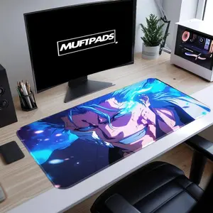 Skull Desk Mat Gaming Mouse Pad Anime Geek Desk Mat Gift for Gamer Anime Lover XL Mousepad Desk Pad Ichigo Mousepad